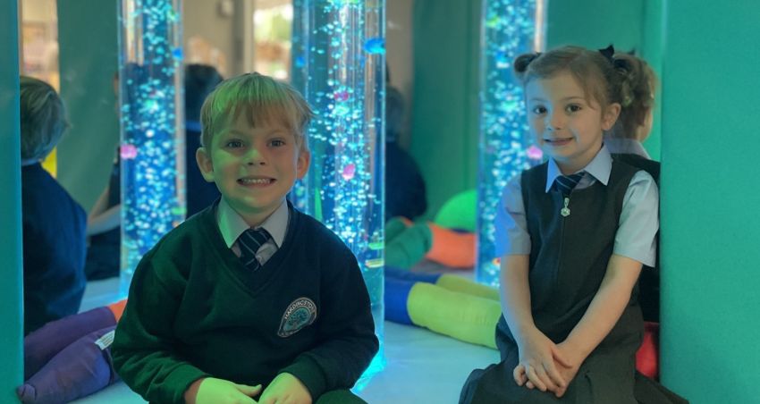 New sensory room unveiled for Hardingstone Academy reception class